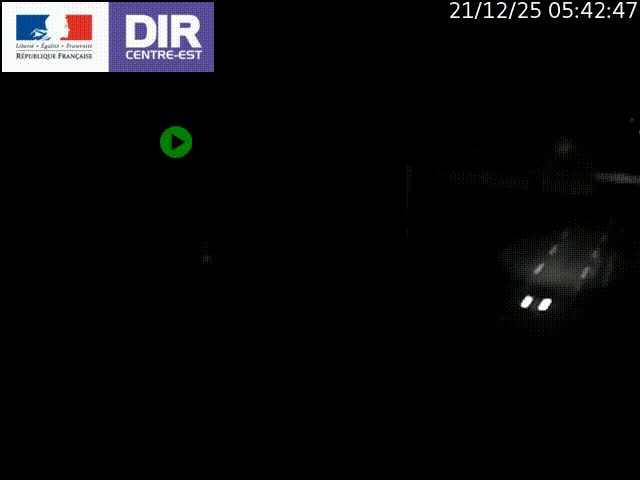 <h2>Caméra de circulation routière sur le boulevard périphérique Laurent Bonnevay de Lyon (D383) à hauteur de Bron, avant la jonction avec l'A43. Vue orientée vers l'échangeur</h2>