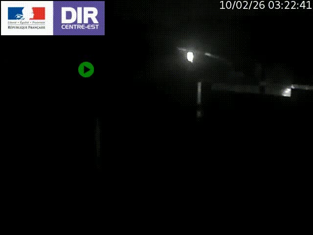 <h2>Caméra de circulation routière sur le boulevard périphérique Laurent Bonnevay de Lyon (D383) à hauteur de Bron, avant la jonction avec l'A43. Vue orientée vers l'échangeur</h2>