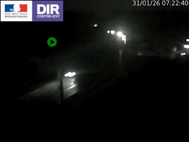 <h2>Caméra de circulation routière sur le boulevard périphérique Laurent Bonnevay de Lyon (D383) à hauteur de Bron, avant la jonction avec l'A43. Vue orientée vers l'échangeur</h2>