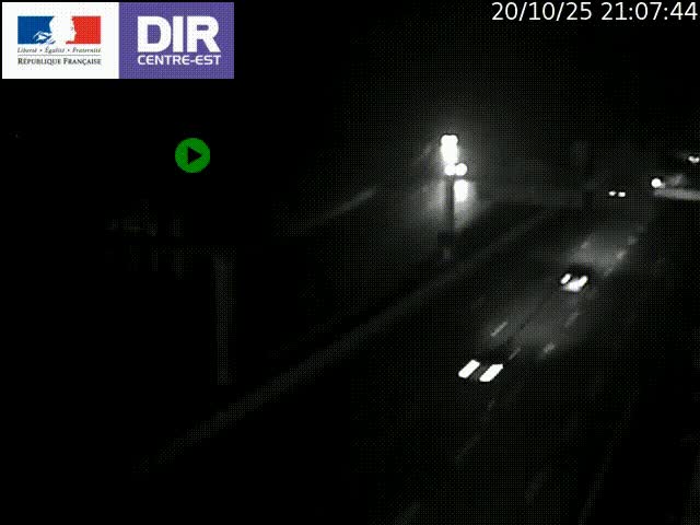 <h2>Caméra de circulation routière sur le boulevard périphérique Laurent Bonnevay de Lyon (D383) à hauteur de Bron, avant la jonction avec l'A43. Vue orientée vers l'échangeur</h2>