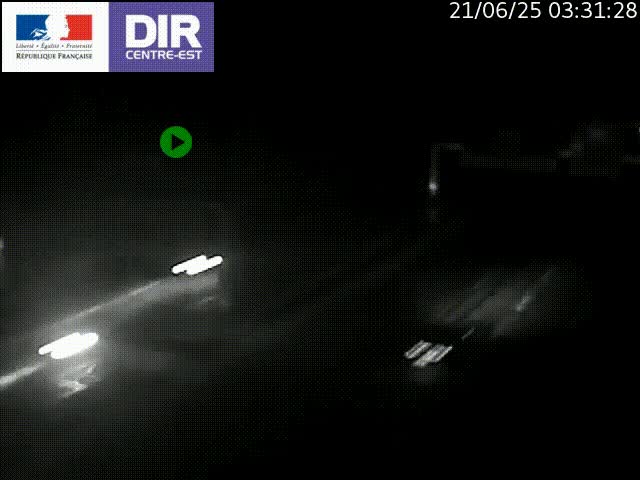 <h2>Caméra de circulation routière sur le boulevard périphérique Laurent Bonnevay de Lyon (D383) à hauteur de Bron, avant la jonction avec l'A43. Vue orientée vers l'échangeur</h2>