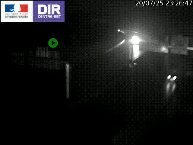 <h2>Caméra de circulation routière sur le boulevard périphérique Laurent Bonnevay de Lyon (D383) à hauteur de Bron, avant la jonction avec l'A43. Vue orientée vers l'échangeur</h2>