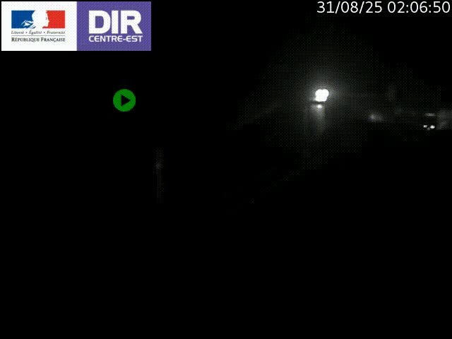 <h2>Caméra de circulation routière sur le boulevard périphérique Laurent Bonnevay de Lyon (D383) à hauteur de Bron, avant la jonction avec l'A43. Vue orientée vers l'échangeur</h2>
