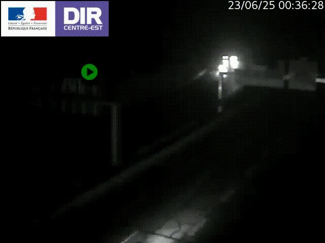 <h2>Caméra de circulation routière sur le boulevard périphérique Laurent Bonnevay de Lyon (D383) à hauteur de Bron, avant la jonction avec l'A43. Vue orientée vers l'échangeur</h2>