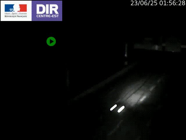 <h2>Caméra de circulation routière sur le boulevard périphérique Laurent Bonnevay de Lyon (D383) à hauteur de Bron, avant la jonction avec l'A43. Vue orientée vers l'échangeur</h2>