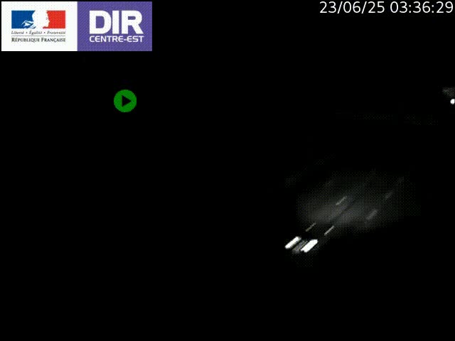 <h2>Caméra de circulation routière sur le boulevard périphérique Laurent Bonnevay de Lyon (D383) à hauteur de Bron, avant la jonction avec l'A43. Vue orientée vers l'échangeur</h2>