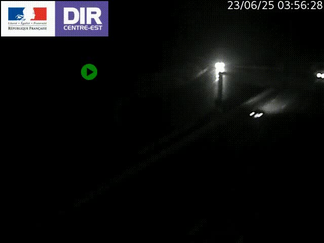 <h2>Caméra de circulation routière sur le boulevard périphérique Laurent Bonnevay de Lyon (D383) à hauteur de Bron, avant la jonction avec l'A43. Vue orientée vers l'échangeur</h2>
