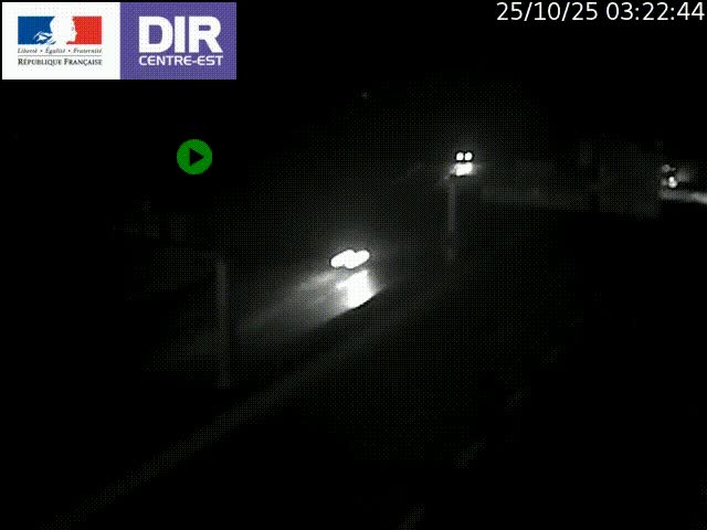 <h2>Caméra de circulation routière sur le boulevard périphérique Laurent Bonnevay de Lyon (D383) à hauteur de Bron, avant la jonction avec l'A43. Vue orientée vers l'échangeur</h2>