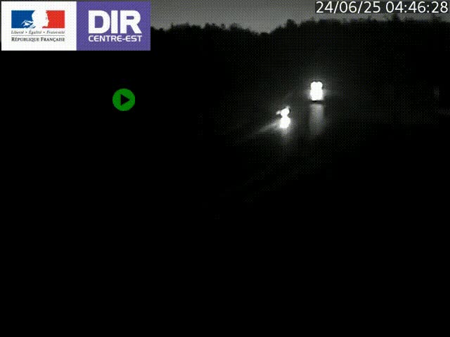 <h2>Caméra de circulation routière sur le boulevard périphérique Laurent Bonnevay de Lyon (D383) à hauteur de Bron, avant la jonction avec l'A43. Vue orientée vers l'échangeur</h2>