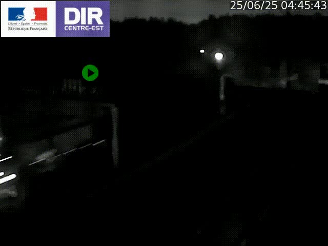 <h2>Caméra de circulation routière sur le boulevard périphérique Laurent Bonnevay de Lyon (D383) à hauteur de Bron, avant la jonction avec l'A43. Vue orientée vers l'échangeur</h2>
