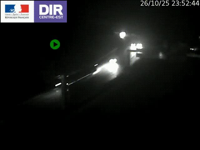 <h2>Caméra de circulation routière sur le boulevard périphérique Laurent Bonnevay de Lyon (D383) à hauteur de Bron, avant la jonction avec l'A43. Vue orientée vers l'échangeur</h2>