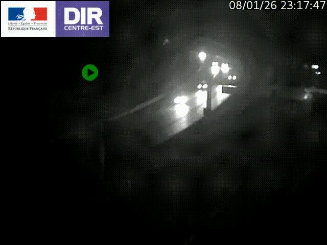 <h2>Caméra de circulation routière sur le boulevard périphérique Laurent Bonnevay de Lyon (D383) à hauteur de Bron, avant la jonction avec l'A43. Vue orientée vers l'échangeur</h2>