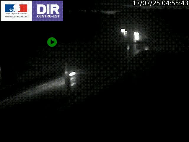 <h2>Caméra de circulation routière sur le boulevard périphérique Laurent Bonnevay de Lyon (D383) à hauteur de Bron, avant la jonction avec l'A43. Vue orientée vers l'échangeur</h2>