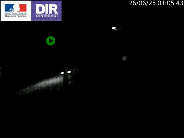 <h2>Caméra de circulation routière sur le boulevard périphérique Laurent Bonnevay de Lyon (D383) à hauteur de Bron, avant la jonction avec l'A43. Vue orientée vers l'échangeur</h2>