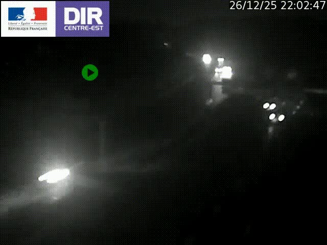 <h2>Caméra de circulation routière sur le boulevard périphérique Laurent Bonnevay de Lyon (D383) à hauteur de Bron, avant la jonction avec l'A43. Vue orientée vers l'échangeur</h2>