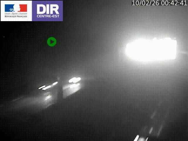 <h2>Caméra de circulation routière sur le boulevard périphérique Laurent Bonnevay de Lyon (D383) à hauteur de Bron, avant la jonction avec l'A43. Vue orientée vers l'échangeur</h2>