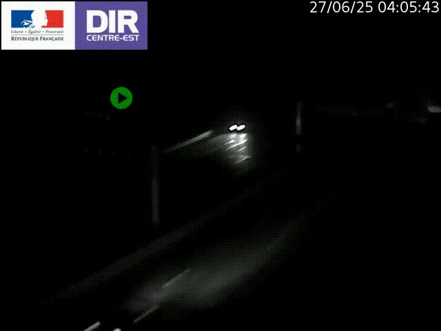 <h2>Caméra de circulation routière sur le boulevard périphérique Laurent Bonnevay de Lyon (D383) à hauteur de Bron, avant la jonction avec l'A43. Vue orientée vers l'échangeur</h2>