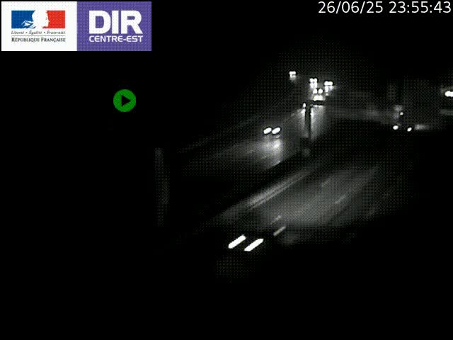 <h2>Caméra de circulation routière sur le boulevard périphérique Laurent Bonnevay de Lyon (D383) à hauteur de Bron, avant la jonction avec l'A43. Vue orientée vers l'échangeur</h2>