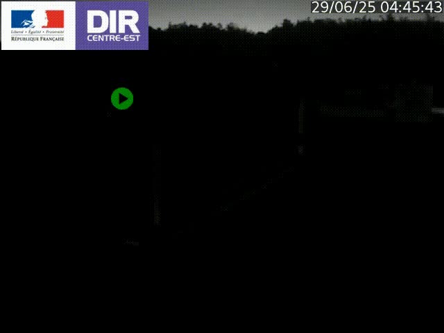 <h2>Caméra de circulation routière sur le boulevard périphérique Laurent Bonnevay de Lyon (D383) à hauteur de Bron, avant la jonction avec l'A43. Vue orientée vers l'échangeur</h2>