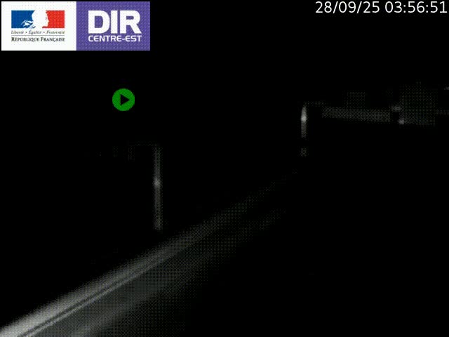 <h2>Caméra de circulation routière sur le boulevard périphérique Laurent Bonnevay de Lyon (D383) à hauteur de Bron, avant la jonction avec l'A43. Vue orientée vers l'échangeur</h2>