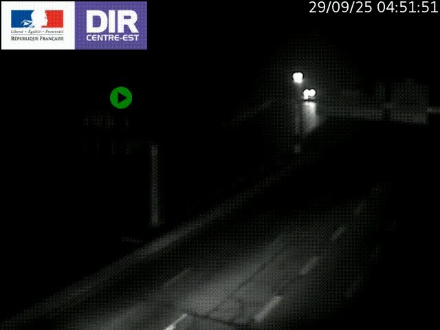 <h2>Caméra de circulation routière sur le boulevard périphérique Laurent Bonnevay de Lyon (D383) à hauteur de Bron, avant la jonction avec l'A43. Vue orientée vers l'échangeur</h2>