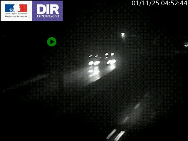 <h2>Caméra de circulation routière sur le boulevard périphérique Laurent Bonnevay de Lyon (D383) à hauteur de Bron, avant la jonction avec l'A43. Vue orientée vers l'échangeur</h2>