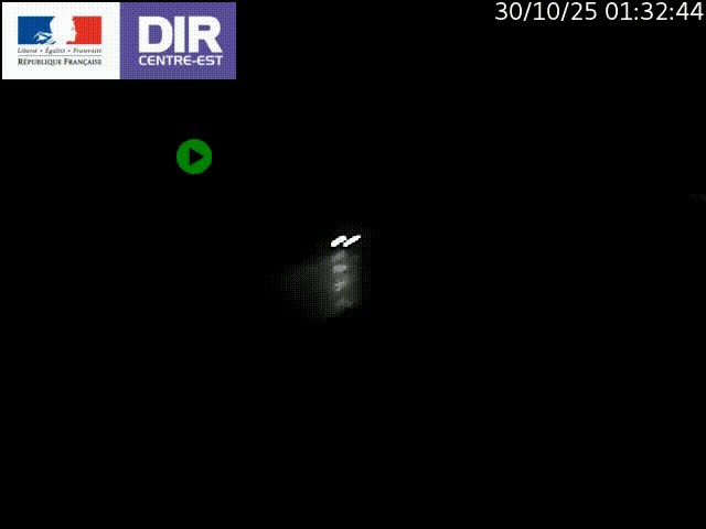 <h2>Caméra de circulation routière sur le boulevard périphérique Laurent Bonnevay de Lyon (D383) à hauteur de Bron, avant la jonction avec l'A43. Vue orientée vers l'échangeur</h2>