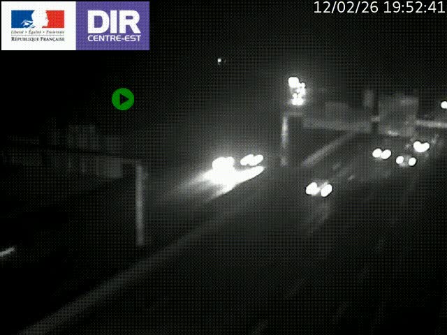 <h2>Caméra de circulation routière sur le boulevard périphérique Laurent Bonnevay de Lyon (D383) à hauteur de Bron, avant la jonction avec l'A43. Vue orientée vers l'échangeur</h2>