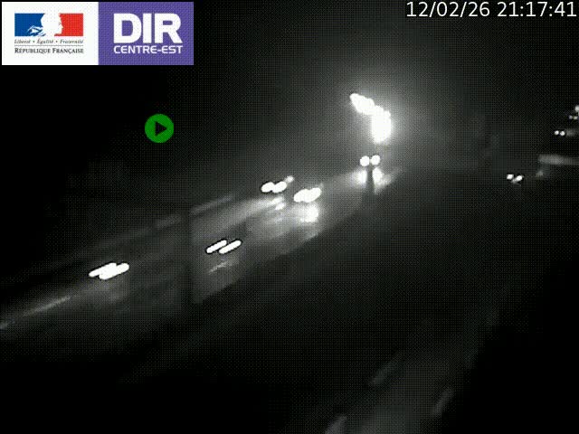 <h2>Caméra de circulation routière sur le boulevard périphérique Laurent Bonnevay de Lyon (D383) à hauteur de Bron, avant la jonction avec l'A43. Vue orientée vers l'échangeur</h2>