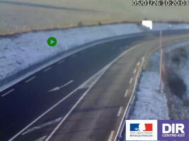 <h2>Webcam sur le col Pin Bouchain, vue orientée vers Roanne, en provenance de Lyon sur la nationale 7 (N7)</h2>