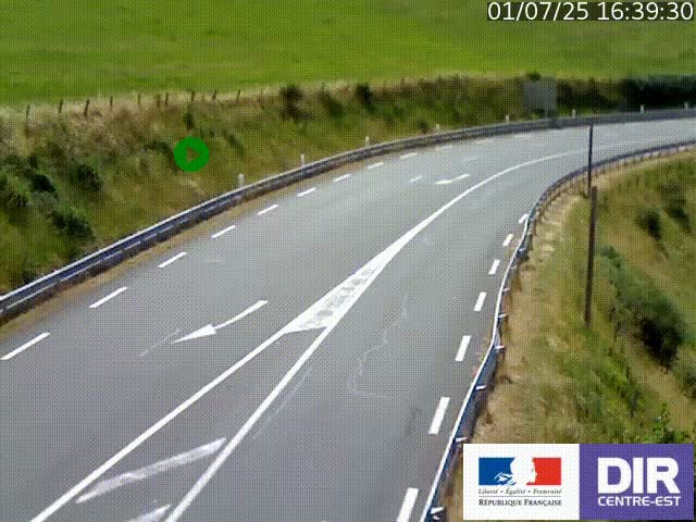 <h2>Webcam sur le col Pin Bouchain, vue orientée vers Roanne, en provenance de Lyon sur la nationale 7 (N7)</h2>