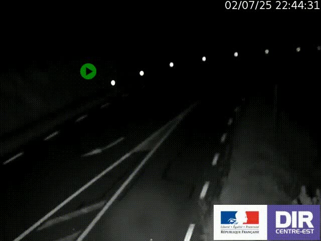<h2>Webcam sur le col Pin Bouchain, vue orientée vers Roanne, en provenance de Lyon sur la nationale 7 (N7)</h2>