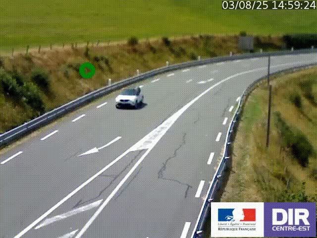 <h2>Webcam sur le col Pin Bouchain, vue orientée vers Roanne, en provenance de Lyon sur la nationale 7 (N7)</h2>