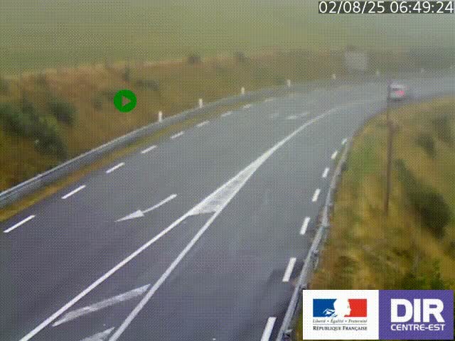 <h2>Webcam sur le col Pin Bouchain, vue orientée vers Roanne, en provenance de Lyon sur la nationale 7 (N7)</h2>