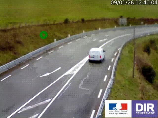 <h2>Webcam sur le col Pin Bouchain, vue orientée vers Roanne, en provenance de Lyon sur la nationale 7 (N7)</h2>