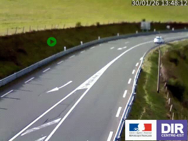 <h2>Webcam sur le col Pin Bouchain, vue orientée vers Roanne, en provenance de Lyon sur la nationale 7 (N7)</h2>