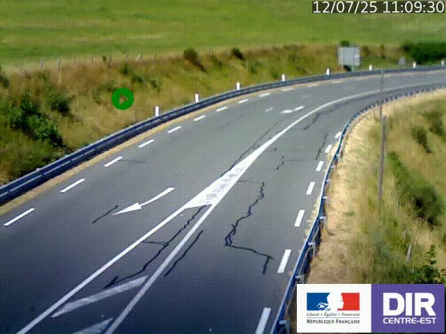 <h2>Webcam sur le col Pin Bouchain, vue orientée vers Roanne, en provenance de Lyon sur la nationale 7 (N7)</h2>