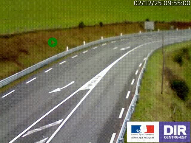 <h2>Webcam sur le col Pin Bouchain, vue orientée vers Roanne, en provenance de Lyon sur la nationale 7 (N7)</h2>