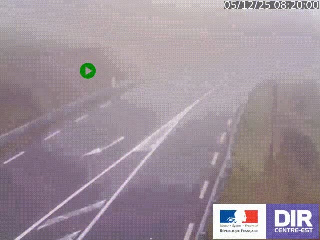 <h2>Webcam sur le col Pin Bouchain, vue orientée vers Roanne, en provenance de Lyon sur la nationale 7 (N7)</h2>