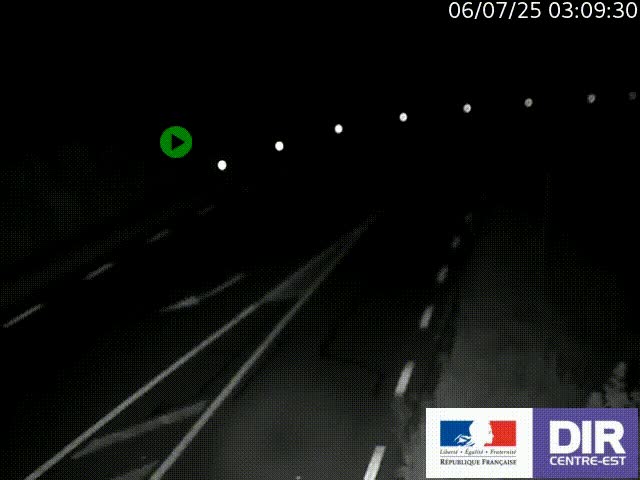 <h2>Webcam sur le col Pin Bouchain, vue orientée vers Roanne, en provenance de Lyon sur la nationale 7 (N7)</h2>