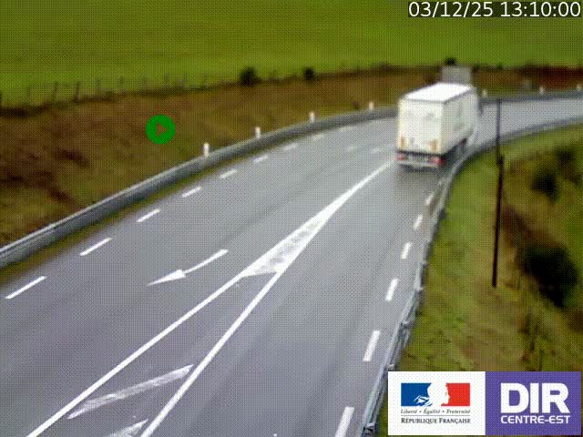 <h2>Webcam sur le col Pin Bouchain, vue orientée vers Roanne, en provenance de Lyon sur la nationale 7 (N7)</h2>