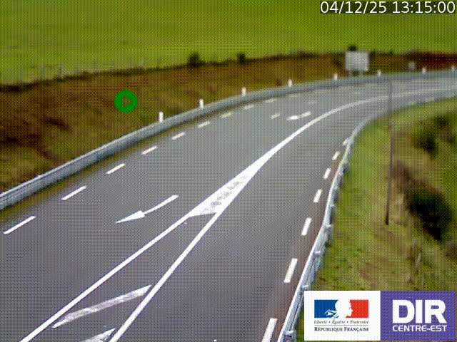 <h2>Webcam sur le col Pin Bouchain, vue orientée vers Roanne, en provenance de Lyon sur la nationale 7 (N7)</h2>