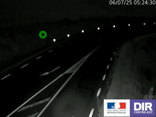 <h2>Webcam sur le col Pin Bouchain, vue orientée vers Roanne, en provenance de Lyon sur la nationale 7 (N7)</h2>