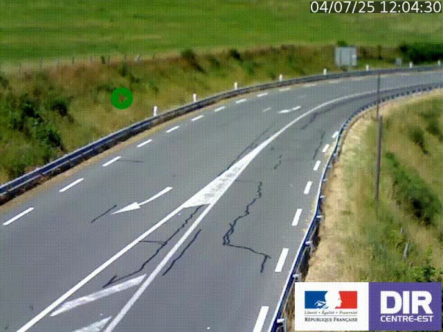 <h2>Webcam sur le col Pin Bouchain, vue orientée vers Roanne, en provenance de Lyon sur la nationale 7 (N7)</h2>