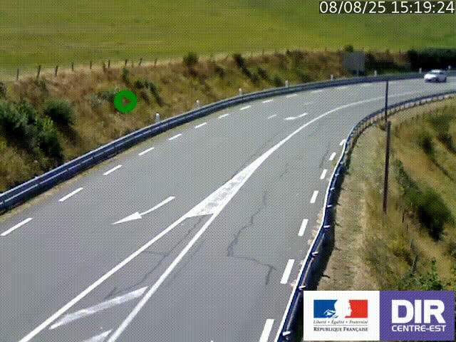 <h2>Webcam sur le col Pin Bouchain, vue orientée vers Roanne, en provenance de Lyon sur la nationale 7 (N7)</h2>