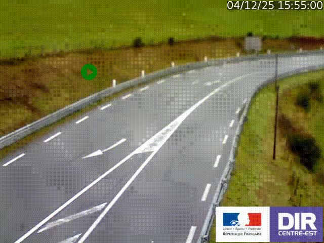 <h2>Webcam sur le col Pin Bouchain, vue orientée vers Roanne, en provenance de Lyon sur la nationale 7 (N7)</h2>