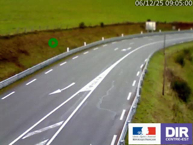 <h2>Webcam sur le col Pin Bouchain, vue orientée vers Roanne, en provenance de Lyon sur la nationale 7 (N7)</h2>