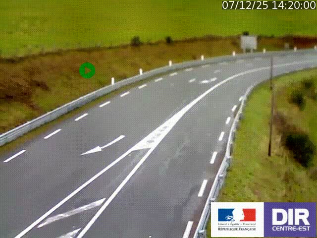 <h2>Webcam sur le col Pin Bouchain, vue orientée vers Roanne, en provenance de Lyon sur la nationale 7 (N7)</h2>