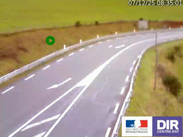 <h2>Webcam sur le col Pin Bouchain, vue orientée vers Roanne, en provenance de Lyon sur la nationale 7 (N7)</h2>