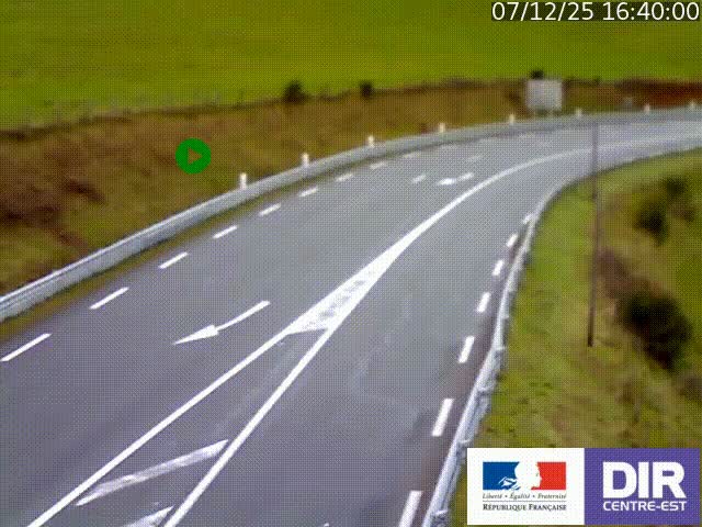 <h2>Webcam sur le col Pin Bouchain, vue orientée vers Roanne, en provenance de Lyon sur la nationale 7 (N7)</h2>